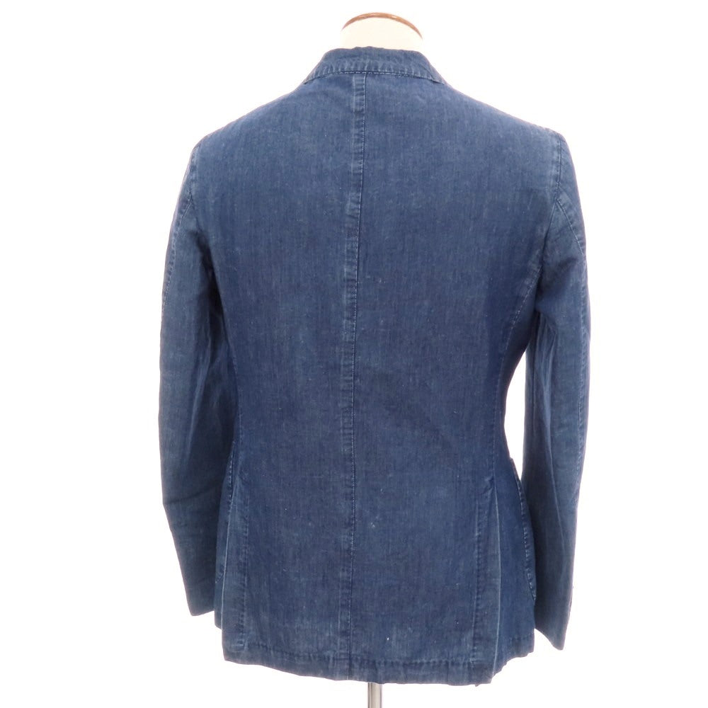 【中古】エルビーエム1911 L.B.M.1911 リネンコットン 2B カジュアルジャケット ライトネイビー【 46 】【 状態ランクB 】【 メンズ 】