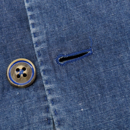 【中古】エルビーエム1911 L.B.M.1911 リネンコットン 2B カジュアルジャケット ライトネイビー【 46 】【 状態ランクB 】【 メンズ 】