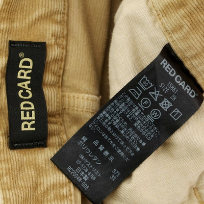 【中古】レッドカード RED CARD ストレッチ コットン 細畝 コーデュロイパンツ ベージュ【 28 】【 状態ランクC 】【 メンズ 】