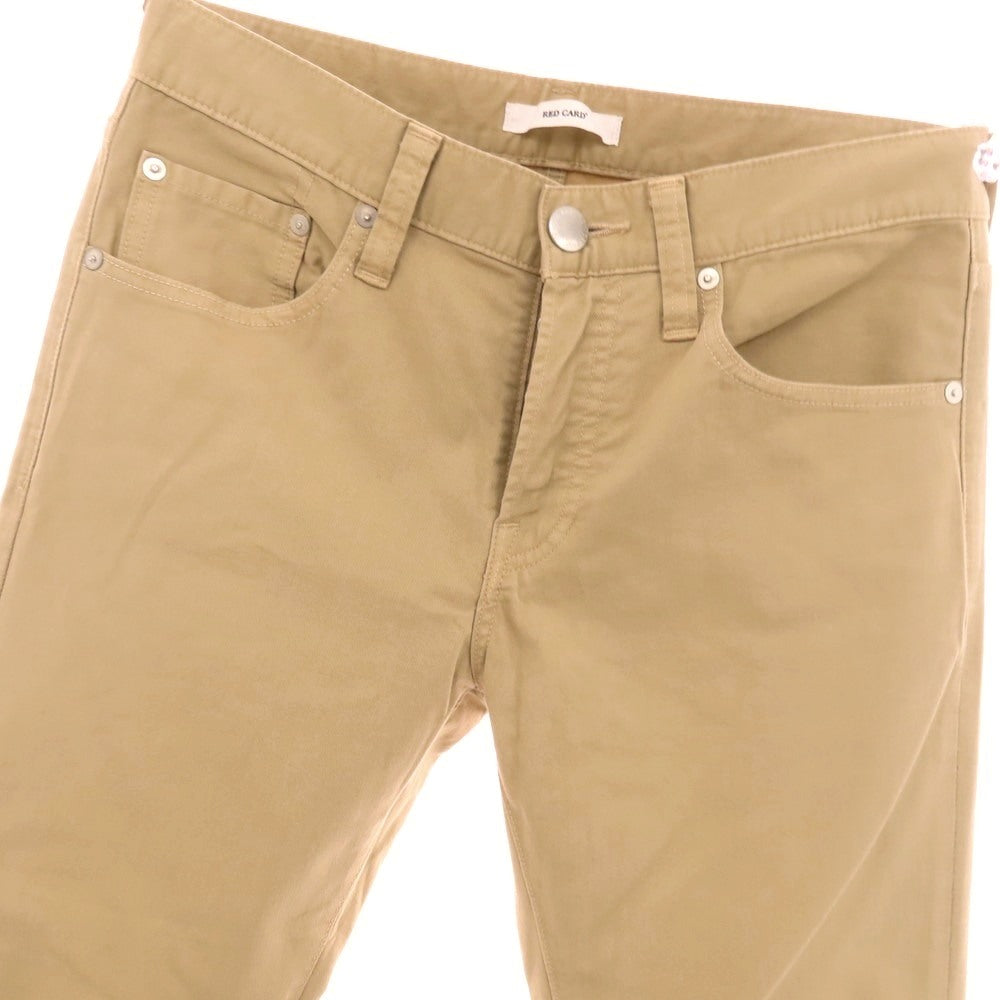 【中古】レッドカード RED CARD ストレッチ コットン 5ポケットパンツ ベージュ【 28 】【 状態ランクC 】【 メンズ 】