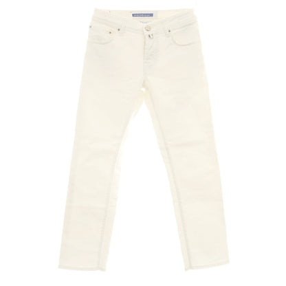 【中古】ヤコブコーエン JACOB COHEN NICK ストレッチ コットン デニムパンツ ホワイト【 30 】【 状態ランクB 】【 メンズ 】