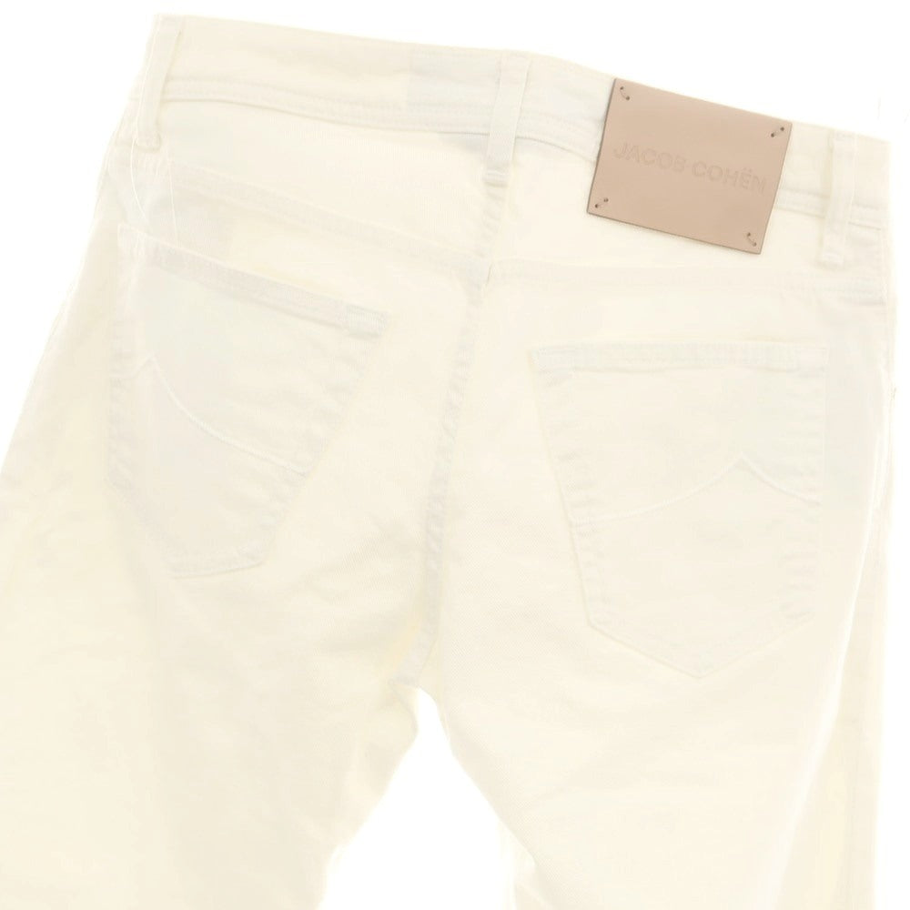 【中古】ヤコブコーエン JACOB COHEN NICK ストレッチ コットン デニムパンツ ホワイト【 30 】【 状態ランクB 】【 メンズ 】