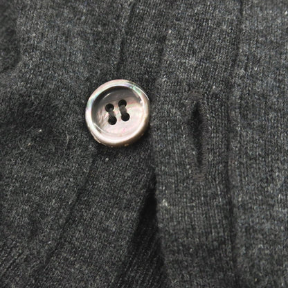 【中古】エヌ ピール N.PEAL カシミヤ カーディガン ダークグレー【 M 】【 状態ランクC 】【 メンズ 】