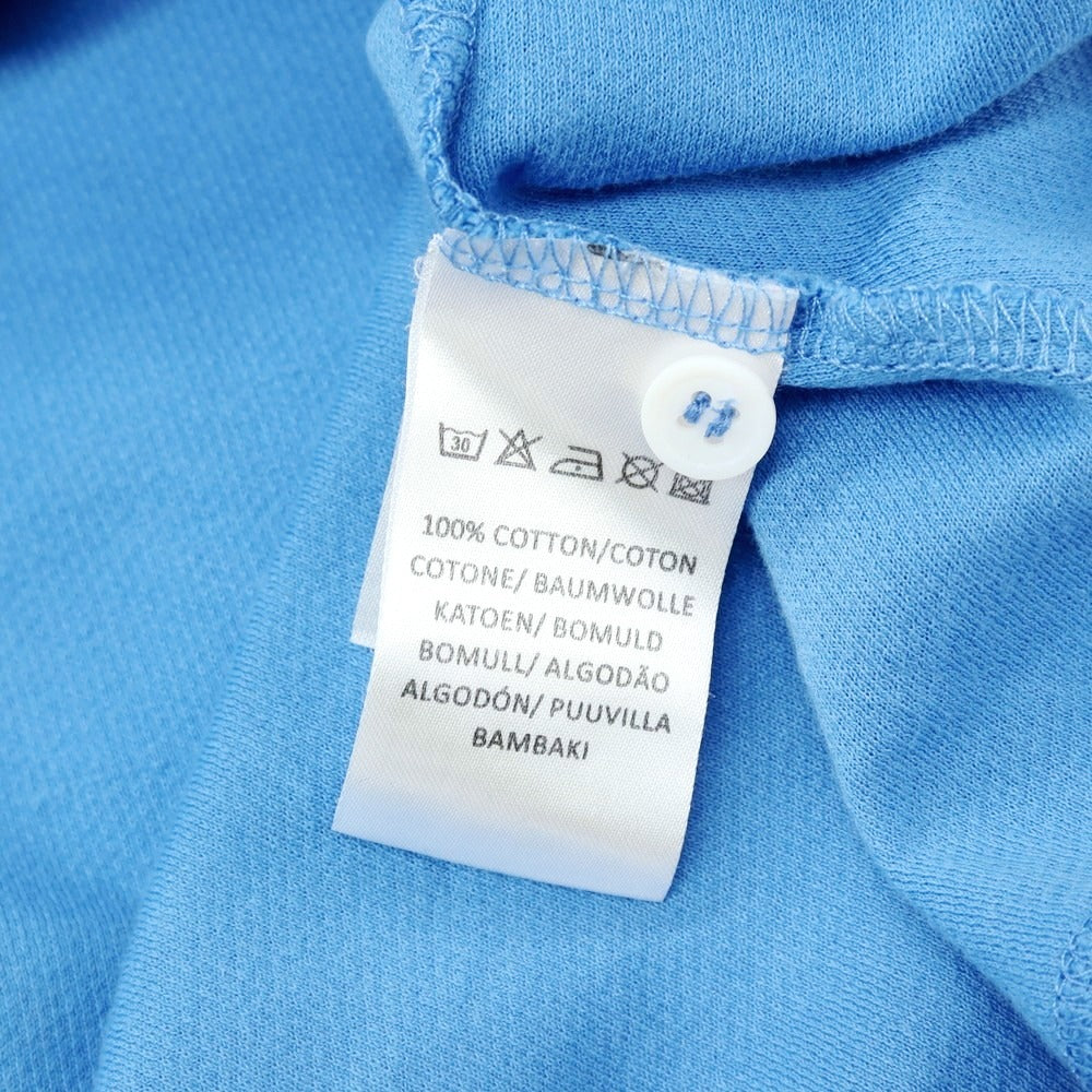 【中古】デレク ローズ Derek Rose コットン 半袖ポロシャツ ブルー【 L 】【 状態ランクC 】【 メンズ 】