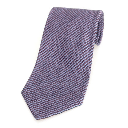 【中古】シャルベ CHARVET シルク ネクタイ ライトブルーxピンク【 状態ランクA 】【 メンズ 】