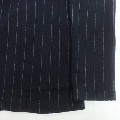 【中古】ティージャケット T-JACKET ウールコットンジャージー カジュアルジャケット ネイビーxホワイト【 XS 】【 状態ランクB 】【 メンズ 】