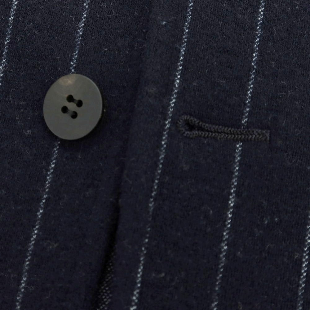 【中古】ティージャケット T-JACKET ウールコットンジャージー カジュアルジャケット ネイビーxホワイト【 XS 】【 状態ランクB 】【 メンズ 】