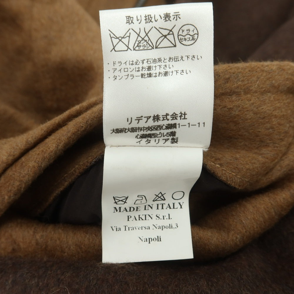 【中古】サルトリオ Sartorio アンゴラウール ミリタリージャケット ブラウン【サイズ44】【 状態ランクC 】【 メンズ 】 [CPD]