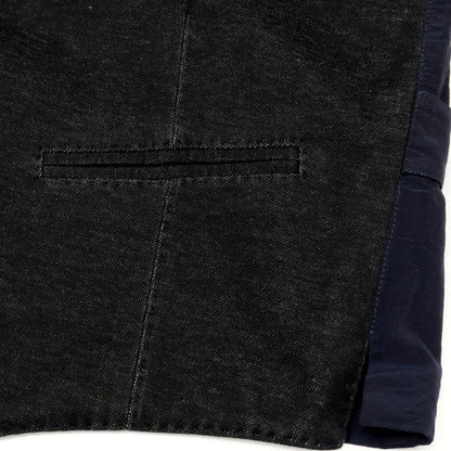 【SALE30%OFF/返品不可】【中古】ボリオリ BOGLIOLI K.JACKET コットン カジュアル系ジレ ベスト ブラックxネイビー【 サイズ44 】【 状態ランクB 】【 メンズ 】