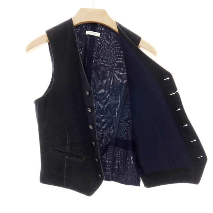 【SALE30%OFF/返品不可】【中古】ボリオリ BOGLIOLI K.JACKET コットン カジュアル系ジレ ベスト ブラックxネイビー【 サイズ44 】【 状態ランクB 】【 メンズ 】