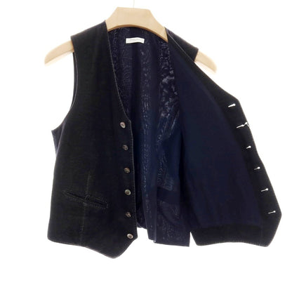 【SALE30%OFF/返品不可】【中古】ボリオリ BOGLIOLI K.JACKET コットン カジュアル系ジレ ベスト ブラックxネイビー【 サイズ46 】【 状態ランクB 】【 メンズ 】