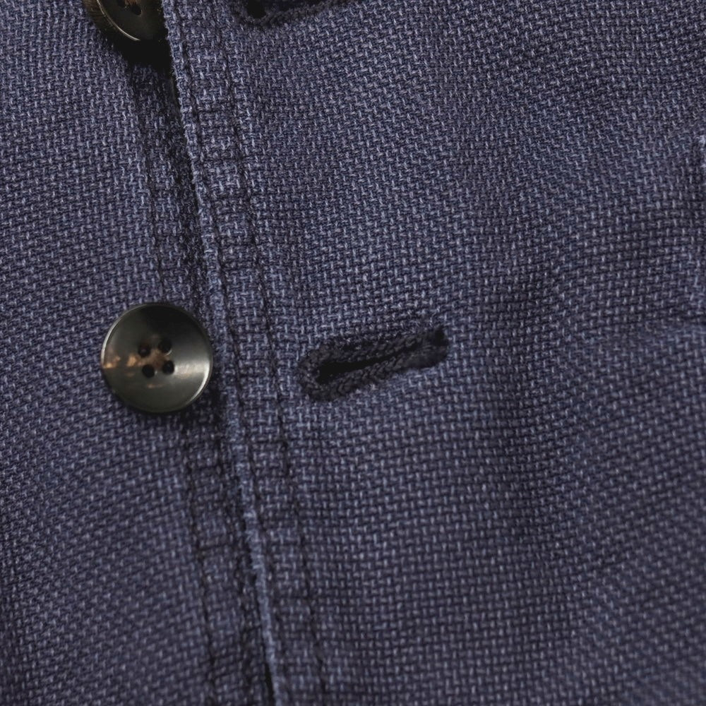 【中古】ラルディーニ LARDINI コットンレーヨン カジュアル系ジレ ベスト ネイビー【サイズ44 REG】【 状態ランクB 】【 メンズ 】