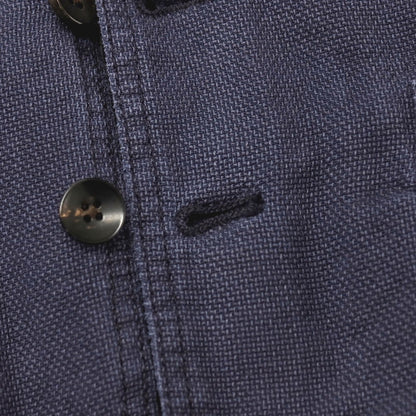 【中古】ラルディーニ LARDINI コットンレーヨン カジュアル系ジレ ベスト ネイビー【サイズ44 REG】【 状態ランクB 】【 メンズ 】