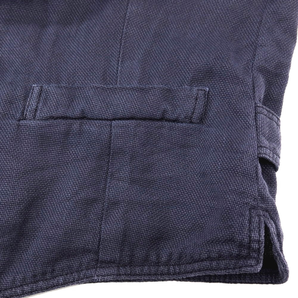 【中古】ラルディーニ LARDINI コットンレーヨン カジュアル系ジレ ベスト ネイビー【サイズ44 REG】【 状態ランクB 】【 メンズ 】