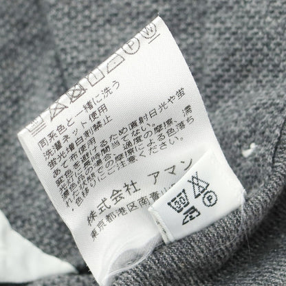 【中古】フィナモレ Finamore コットン ホリゾンタルカラー カジュアルシャツ グレー【 XXS 】【 状態ランクC 】【 メンズ 】