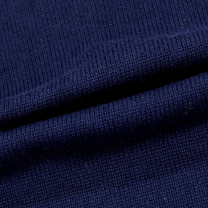 【中古】アレッサンドロルッピ Alessandro Luppi コットン 半袖クルーネックニット ネイビー【 48 】【 状態ランクB 】【 メンズ 】