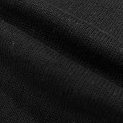 【中古】アレッサンドロルッピ Alessandro Luppi コットン クルーネック 半袖 プルオーバーニット ブラック【 46 】【 状態ランクB 】【 メンズ 】