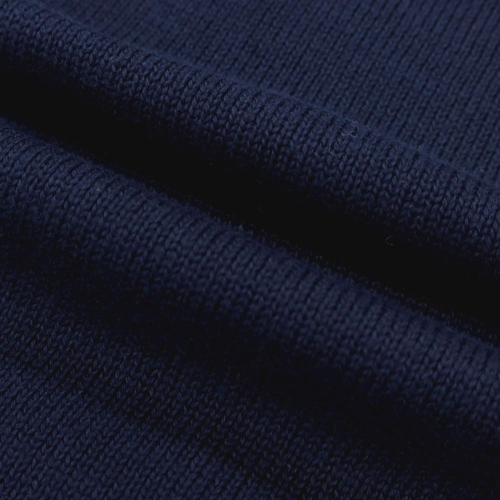 【中古】アレッサンドロルッピ Alessandro Luppi コットン クルーネック プルオーバーニット ネイビー【 46 】【 状態ランクA 】【 メンズ 】