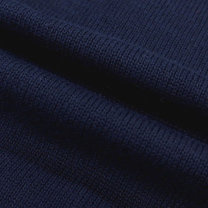 【中古】アレッサンドロルッピ Alessandro Luppi コットン クルーネック プルオーバーニット ネイビー【 46 】【 状態ランクA 】【 メンズ 】