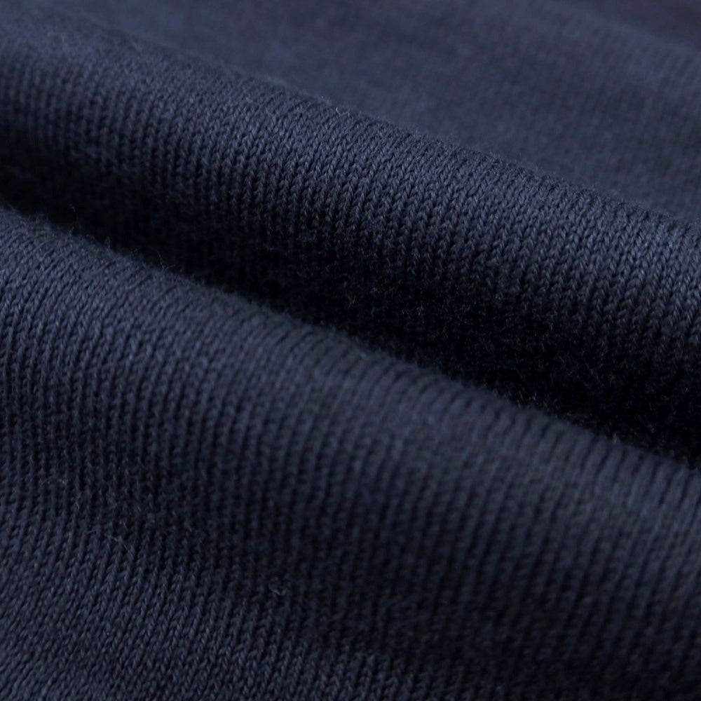 【中古】ジョンスメドレー JOHN SMEDLEY ハイゲージ コットン Vネック 半袖 プルオーバーニット ネイビー【 S 】【 状態ランクB 】【 メンズ 】