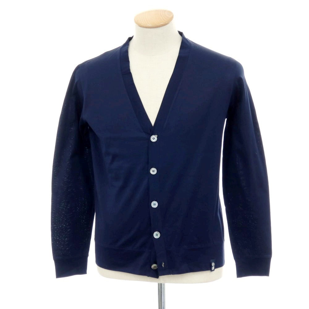 【中古】ドルモア DRUMOHR コットン カーディガン ネイビー【 XXS 】【 状態ランクB 】【 メンズ 】