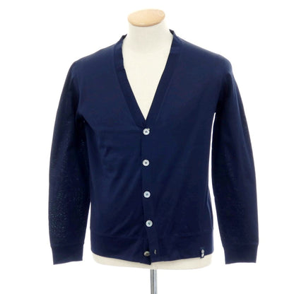 【中古】ドルモア DRUMOHR コットン カーディガン ネイビー【 XXS 】【 状態ランクB 】【 メンズ 】