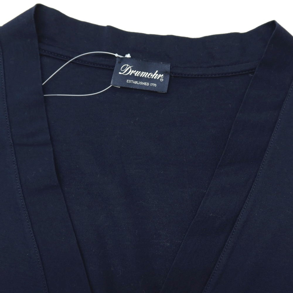 【中古】ドルモア DRUMOHR コットン カーディガン ネイビー【 XXS 】【 状態ランクB 】【 メンズ 】