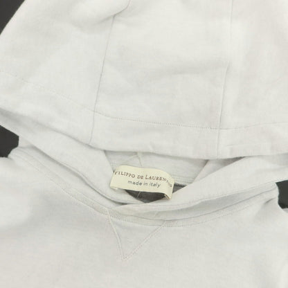 【中古】フィリッポ デ ローレンティス FILIPPO DE LAURENTIIS コットン系 プルオーバー パーカー ホワイト【 44 】【 状態ランクC 】【 メンズ 】