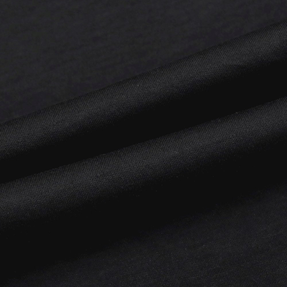 【中古】ブルネロクチネリ Brunello Cucinelli コットン クルーネック フェイクレイヤード 半袖Ｔシャツ ブラックxライトグレー【 M 】【 状態ランクA 】【 メンズ 】