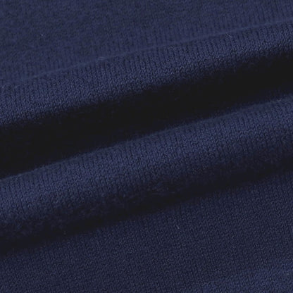 【中古】モルガーノ MORGANO コットンナイロン クルーネック 半袖 プルオーバーニット ネイビー【 48/S 】【 状態ランクC 】【 メンズ 】