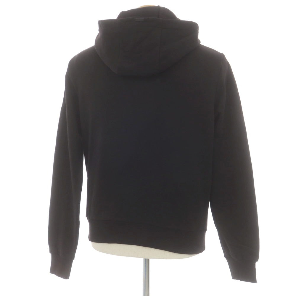 【中古】ヘルノ Herno コットン スウェット プルオーバー パーカー ブラック【 44 】【 状態ランクB 】【 メンズ 】