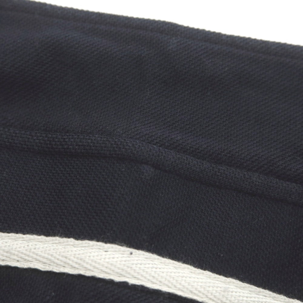 【中古】チェント ペル チェント Cento Per Cento コットンポリエステル 鹿の子 スキッパー 長袖ポロシャツ ネイビー【 S 】【 状態ランクB 】【 メンズ 】