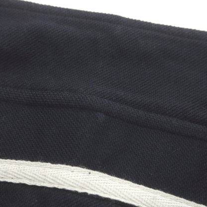 【中古】チェント ペル チェント Cento Per Cento コットンポリエステル 鹿の子 スキッパー 長袖ポロシャツ ネイビー【 S 】【 状態ランクB 】【 メンズ 】