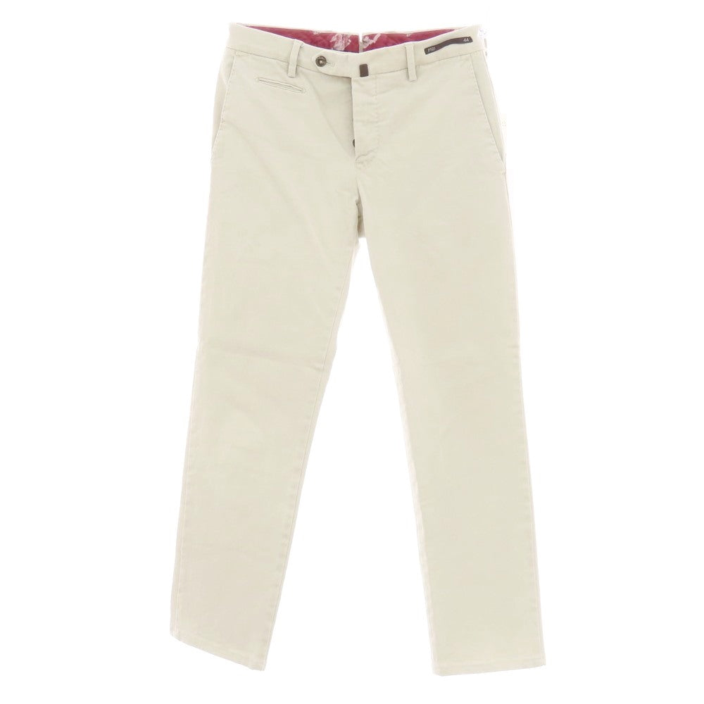 【中古】ピーティーゼロウーノ PT01 Megeve ストレッチ コットン カジュアルスラックスパンツ ライトベージュ【 44 】【 状態ランクC 】【 メンズ 】