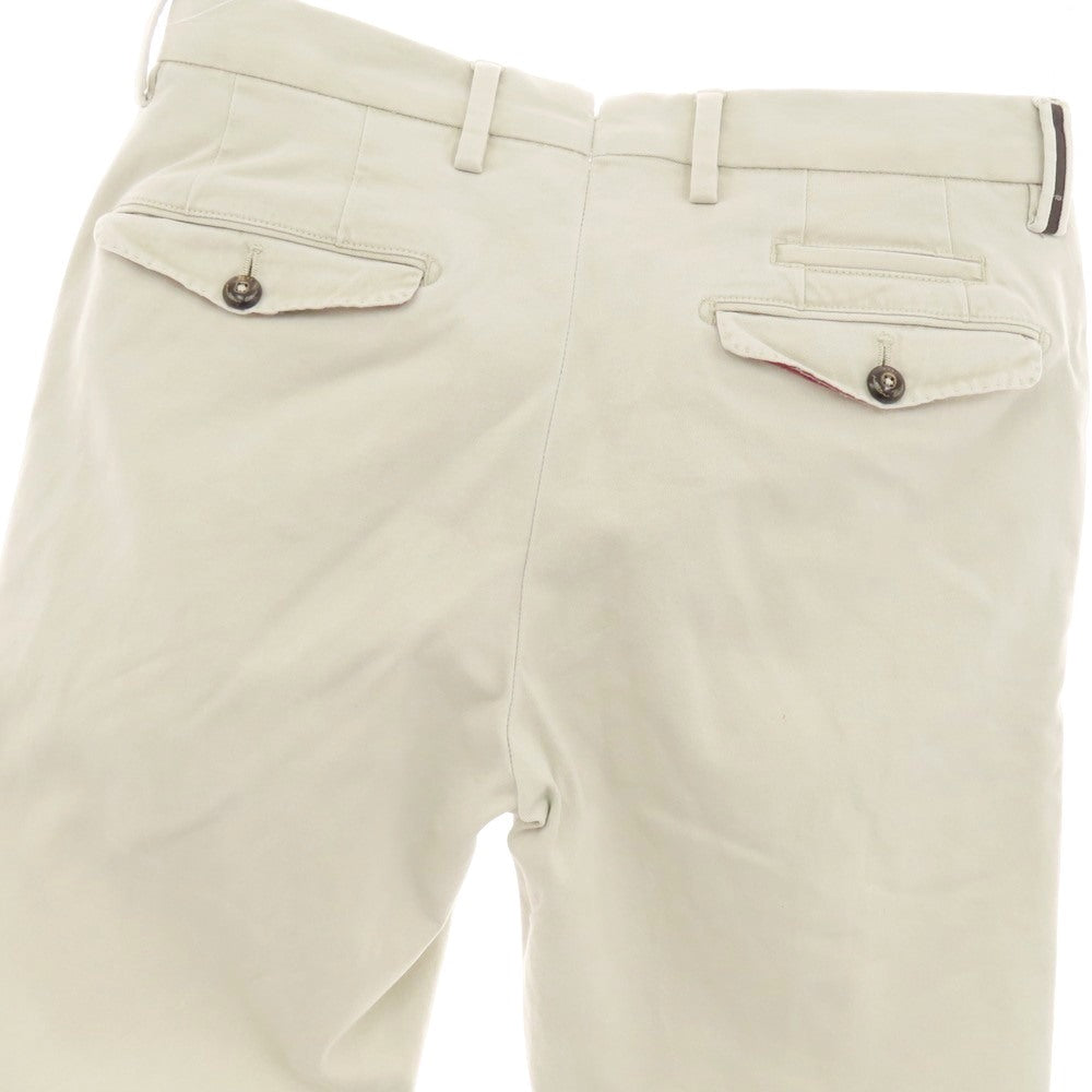 【中古】ピーティーゼロウーノ PT01 Megeve ストレッチ コットン カジュアルスラックスパンツ ライトベージュ【 44 】【 状態ランクC 】【 メンズ 】