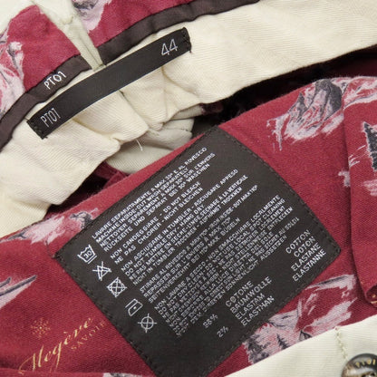 【中古】ピーティーゼロウーノ PT01 Megeve ストレッチ コットン カジュアルスラックスパンツ ライトベージュ【 44 】【 状態ランクC 】【 メンズ 】