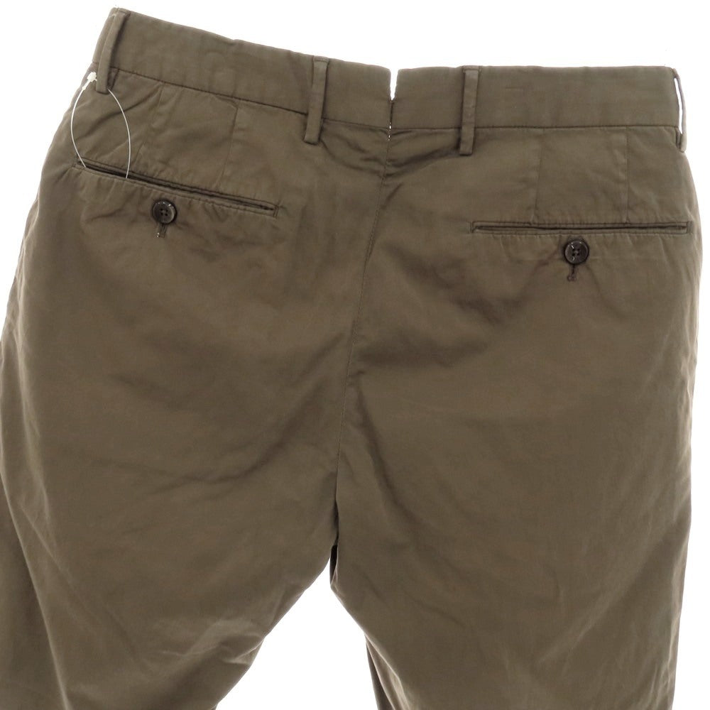 【中古】ピーティートリノ PT TORINO SILKOCHINO ストレッチ コットンシルク ショートパンツ カーキ【 46 】【 状態ランクB 】【 メンズ 】