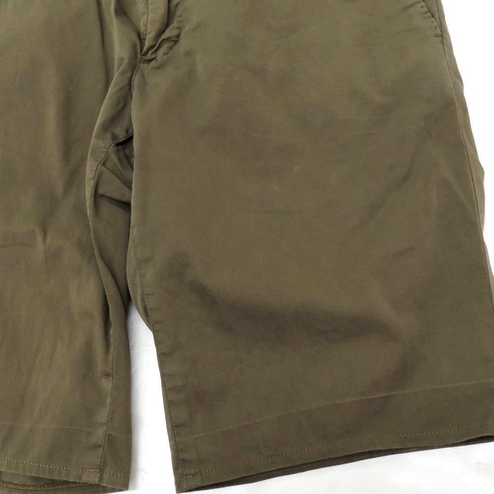 【中古】ピーティートリノ PT TORINO SILKOCHINO ストレッチ コットンシルク ショートパンツ カーキ【 46 】【 状態ランクB 】【 メンズ 】