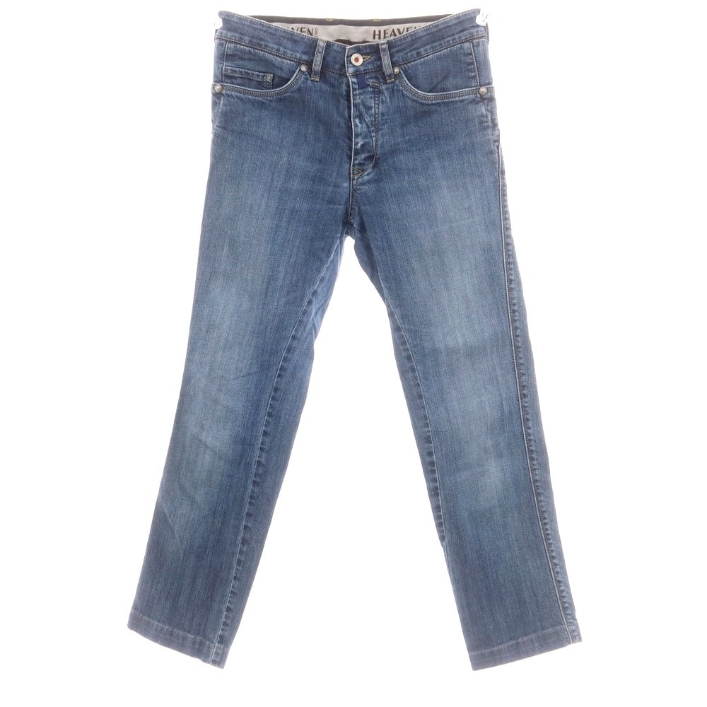 【中古】ヘブントゥ HEAVEN TWO ストレッチ コットン ジーンズ デニムパンツ ブルー【サイズ30】【 状態ランクC 】【 メンズ 】 [CPD]