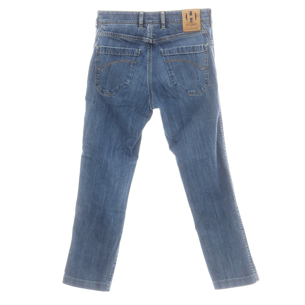 【中古】ヘブントゥ HEAVEN TWO ストレッチ コットン ジーンズ デニムパンツ ブルー【サイズ30】【 状態ランクC 】【 メンズ 】 [CPD]