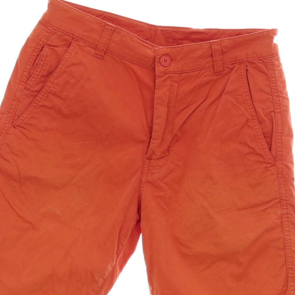 【中古】アスペジ ASPESI ストレッチ ツイルコットン ショートパンツ オレンジ【 サイズ46 】【 状態ランクC 】【 メンズ 】 [DPD]