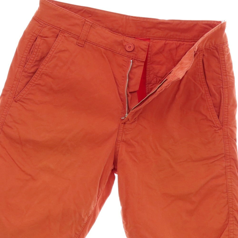 【中古】アスペジ ASPESI ストレッチ ツイルコットン ショートパンツ オレンジ【 サイズ46 】【 状態ランクC 】【 メンズ 】 [DPD]