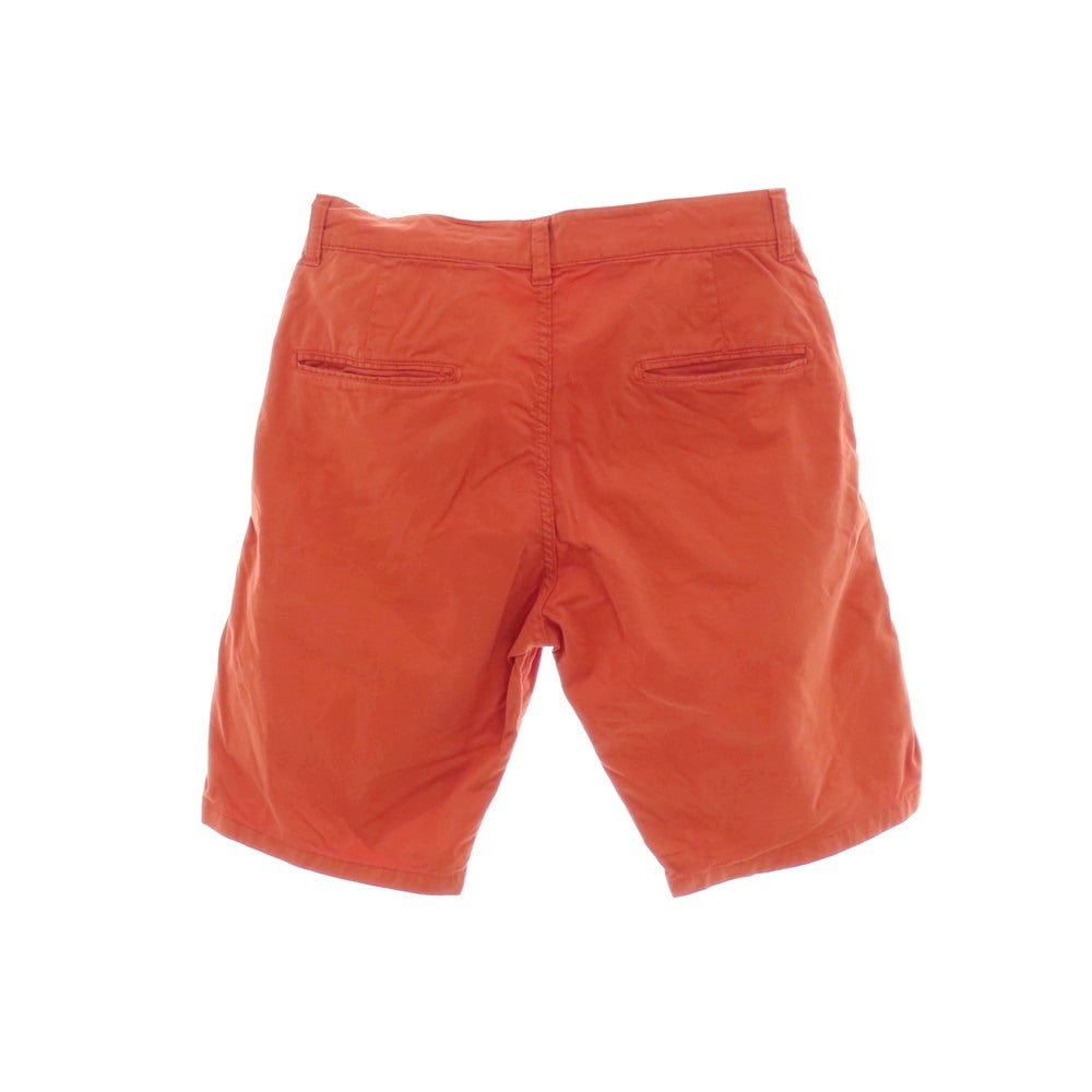 【中古】アスペジ ASPESI ストレッチ ツイルコットン ショートパンツ オレンジ【 サイズ46 】【 状態ランクC 】【 メンズ 】 [DPD]
