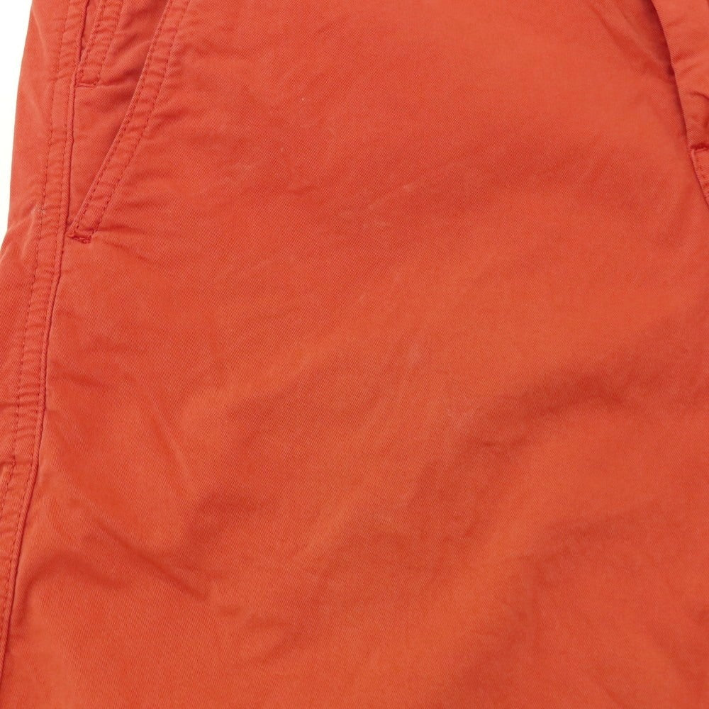 【中古】アスペジ ASPESI ストレッチ ツイルコットン ショートパンツ オレンジ【 サイズ46 】【 状態ランクC 】【 メンズ 】 [DPD]
