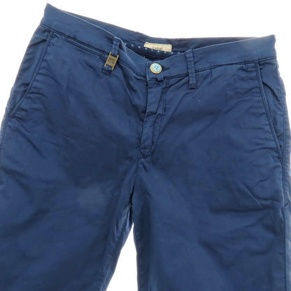 【中古】バルバティ Barbati ストレッチ コットン ショートパンツ ネイビー【 46 】【 状態ランクC 】【 メンズ 】