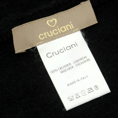【中古】クルチアーニ CRUCIANI カシミヤ マフラー ブラック【 状態ランクB 】【 メンズ 】