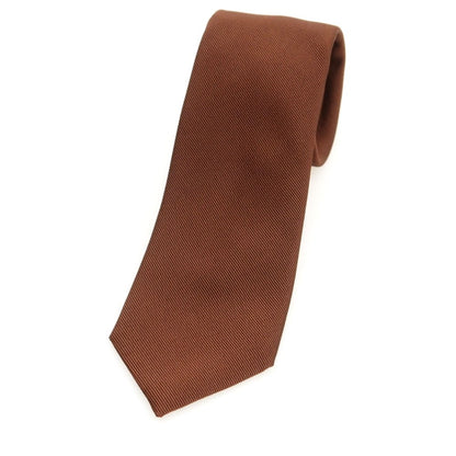 【中古】アルテア Altea シルクコットン 無地ネクタイ ブラウン【 状態ランクA 】【 メンズ 】