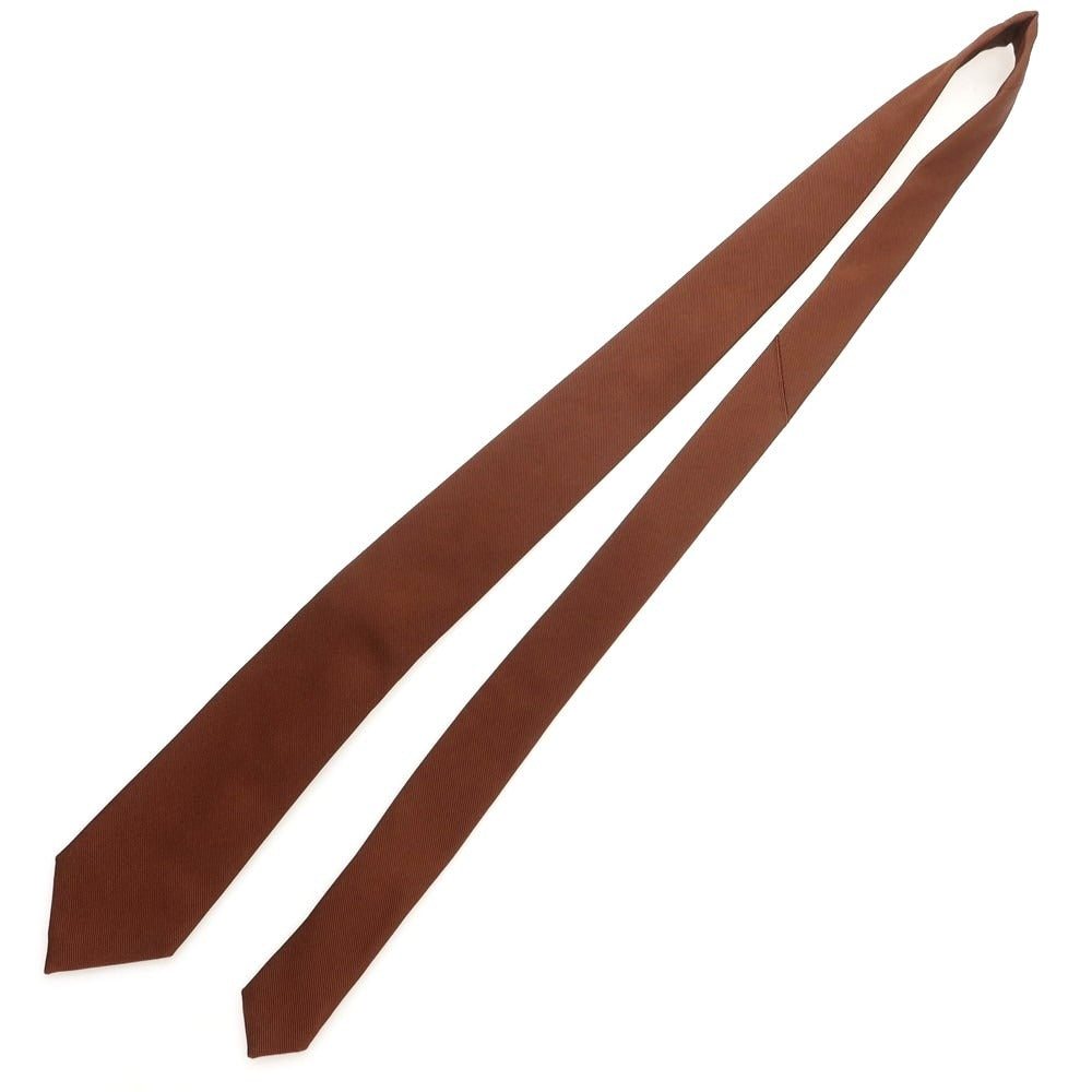 【中古】アルテア Altea シルクコットン 無地ネクタイ ブラウン【 状態ランクA 】【 メンズ 】