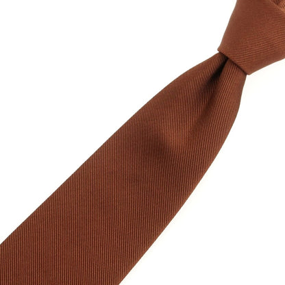 【中古】アルテア Altea シルクコットン 無地ネクタイ ブラウン【 状態ランクA 】【 メンズ 】