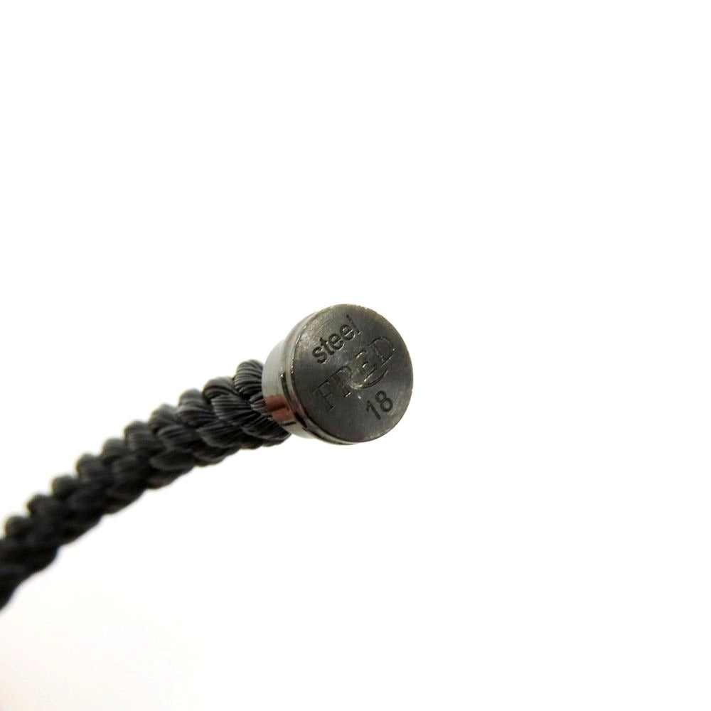 【中古】フレッド FRED ブレスレット用コード ブラックケーブル ブラック【 18 】【 状態ランクA 】【 メンズ 】